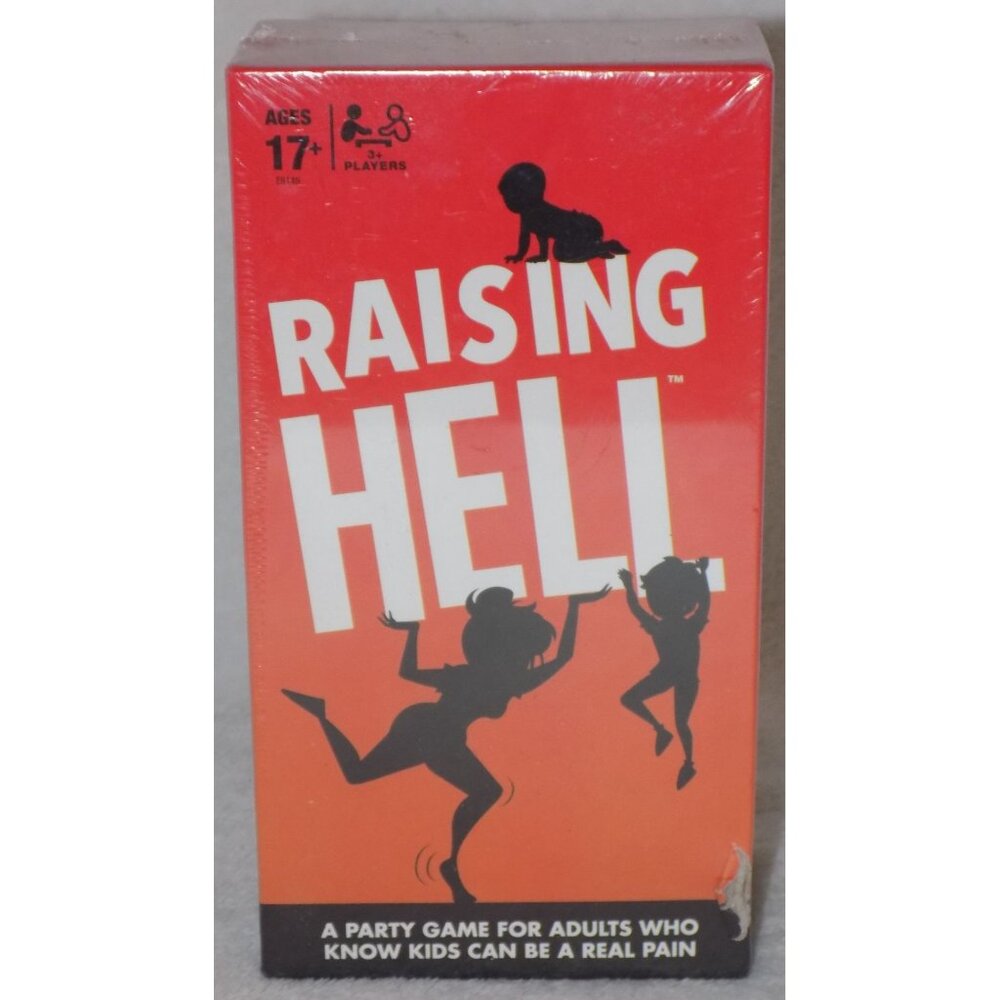Hasbro Gaming Raising Hell Adult Party Card Game New/Sealed Fun Game